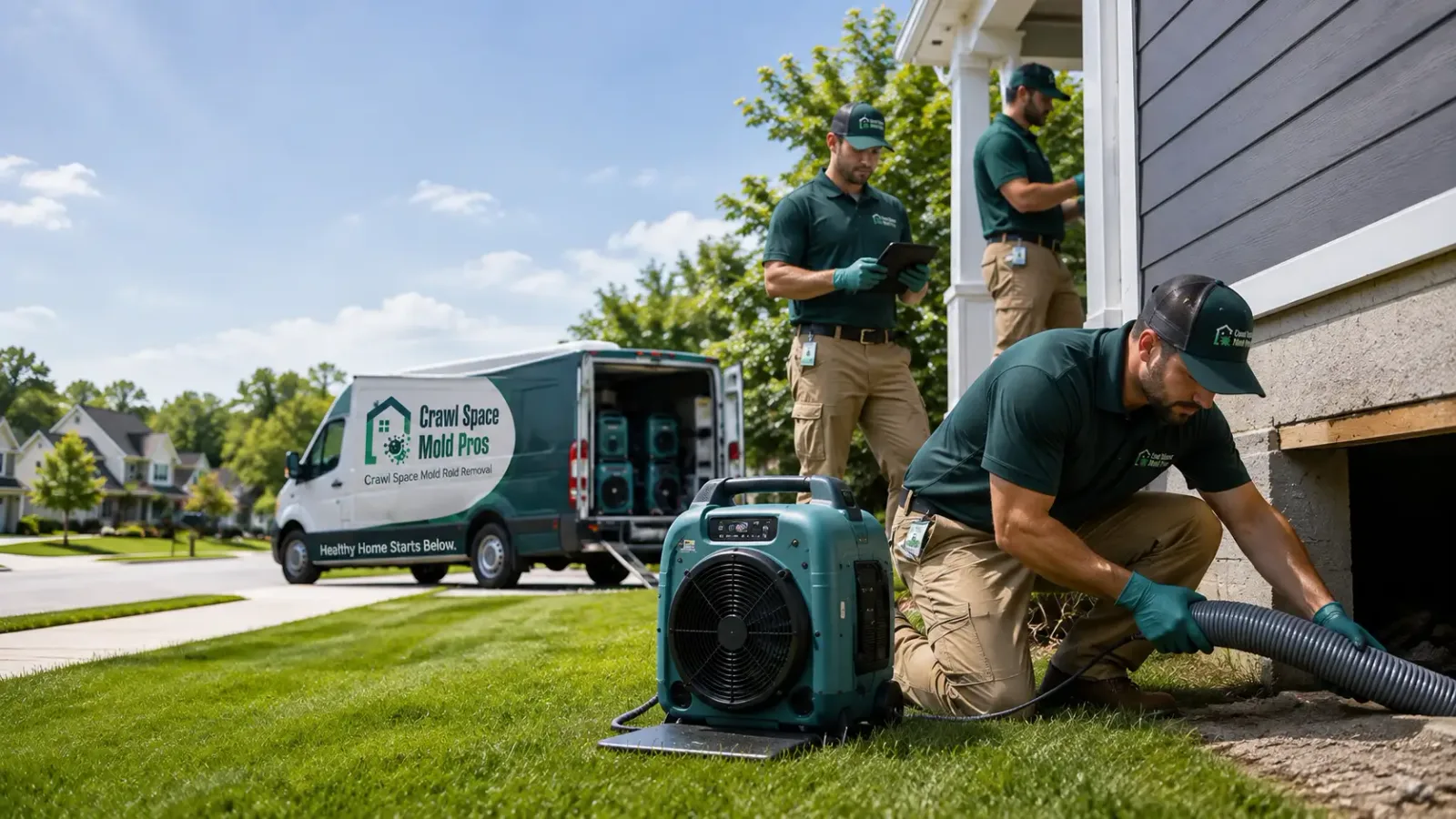 Crawl Space Mold Removal in Kieler, WI